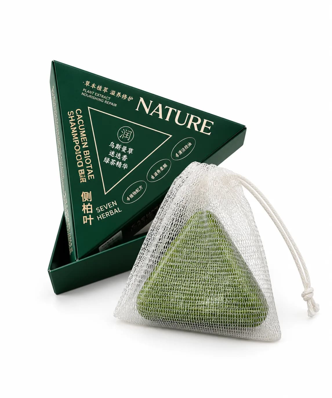 الصابونة الصينية للشعر Chinese Seven Herbs Soap